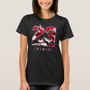 Camiseta 23 Raro Ar Próxima Natureza Branco Ginásio Vermelh