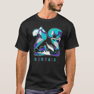 Camiseta 23 Raros Air Black Grape 1s Combinando