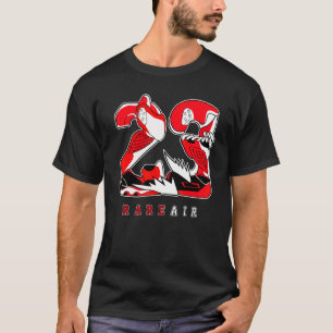 Camiseta 23 Raros Air Reverse Black Toe 1s Correspondentes
