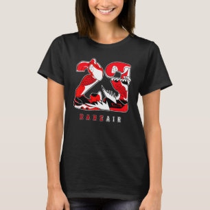 Camiseta 23 Raros Air Reverse Black Toe 1s Correspondentes