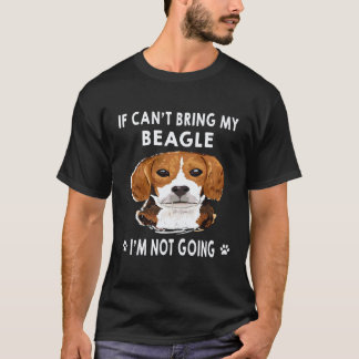 Camiseta 23 Se Eu Não Puder Levar Meu Beagle Eu Não Vou