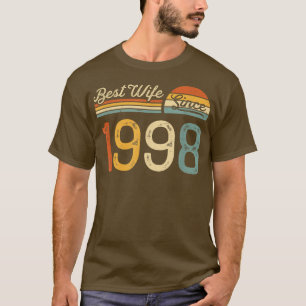 Camiseta 24º aniversário de casamento para sua melhor espos