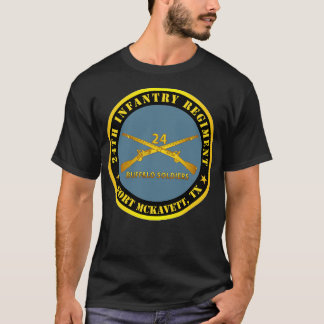 Camiseta 24º Regimento de Infantaria Fort McKavett TX Buffa