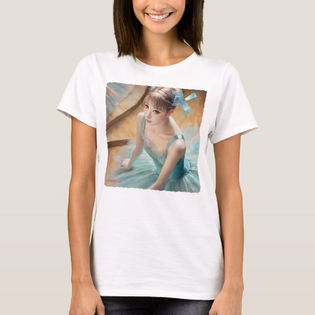 Camiseta 24070_Ballerina em azul pastel (Frente)