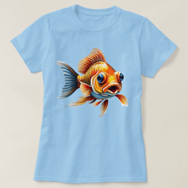 Camiseta 24075_Peixes-Goldfish (Frente do Design)
