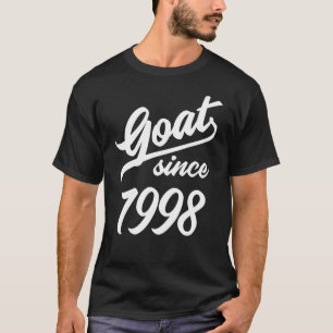 Camiseta 24.º Aniversário 24 anos Caprino desde 1998