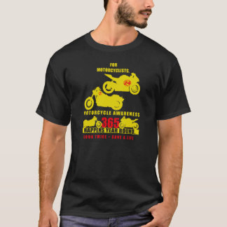 Camiseta 24/7/365 - Consciência 2013 da motocicleta