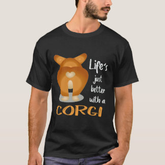 Camiseta 24 A Vida é Só Melhor Com Um Corgi