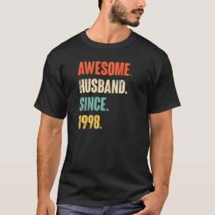 Camiseta 24 Casamento Aniversário De Ele Marido Fantástico
