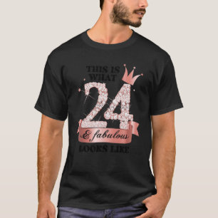 Camiseta 24 E Fabuloso Rosa I E Grupo White Party Candid