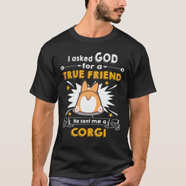 Camiseta 24 Ele Me Enviou Um Corgi (Frente)