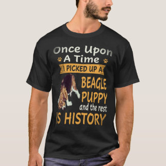 Camiseta 24 Era Uma Vez -  Beagle Cachorrinho Beagle