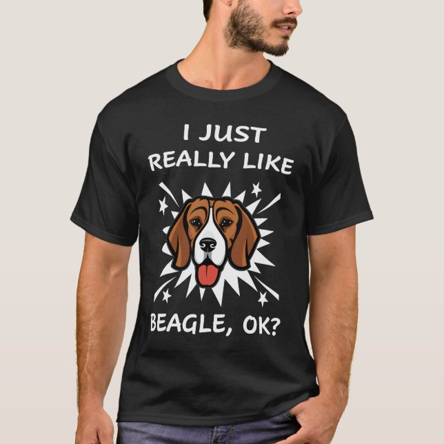 Camiseta 24 Eu Gosto Muito De Beagle (Frente)