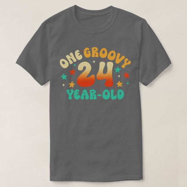 Camiseta 24.o aniversário (Frente do Design)