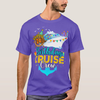 Camiseta 24.o Aniversário do Cruise Crew