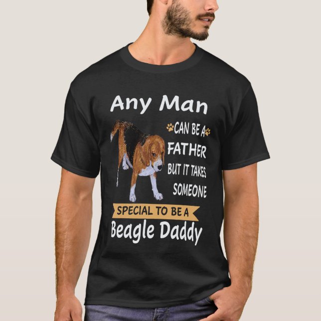 Camiseta 24 Qualquer Homem - Beagle Papai Beagle (Frente)
