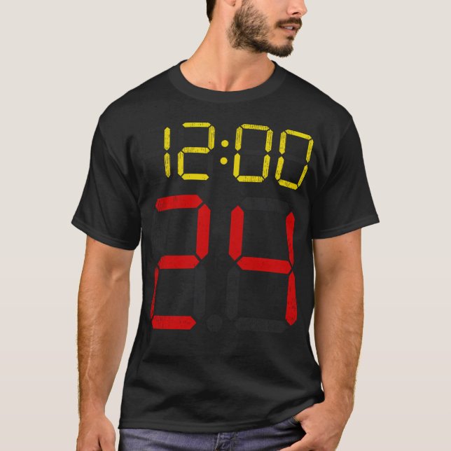 Camiseta 24 Segundos Clock Timer (Frente)