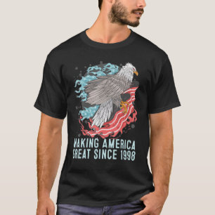 Camiseta 24th Birthday Making America Great Since 1998