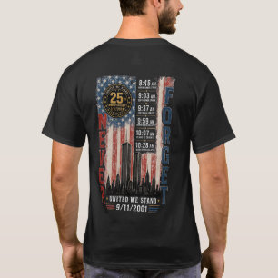 Camiseta 25º Aniversário de 9/11