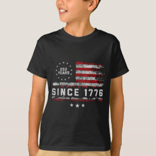 Camiseta 250º Aniversário da América EUA 250 Anos 4 de Julh