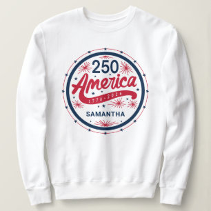 Camiseta 250º Aniversário da América EUA Festa de 4 de Julh