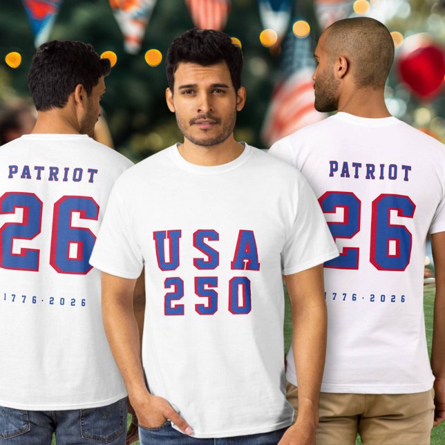 Camiseta 250º Aniversário da América Jersey Esportivo EUA 2 (Criador carregado)