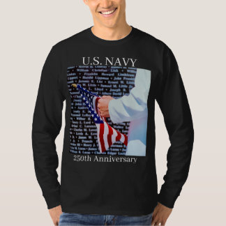 Camiseta 250º Aniversário da Marinha dos EUA