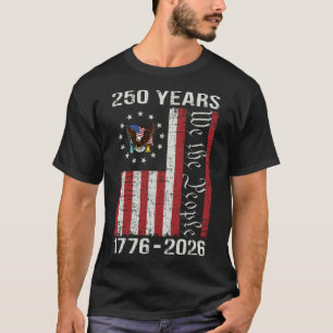 Camiseta 250º Aniversário EUA 250 Ano América Patriótica 4