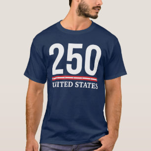 Camiseta 250º Aniversário EUA 250 Estados Unidos Patriótico