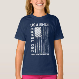 Camiseta 250º Aniversário EUA 4 De Julho
