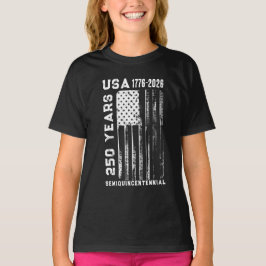 Camiseta 250º Aniversário EUA 4 De Julho