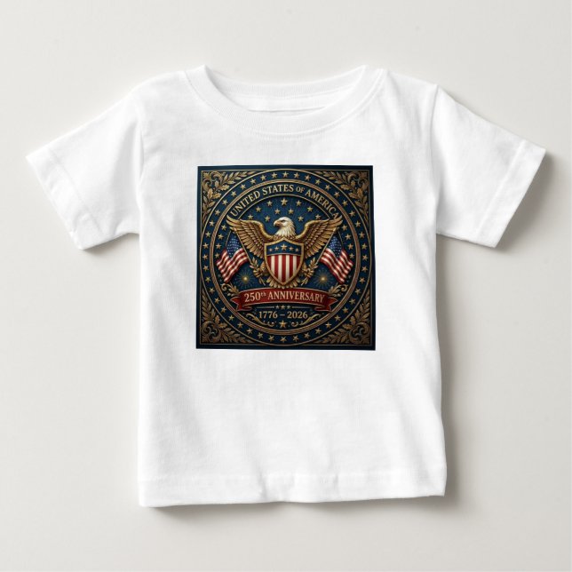 Camiseta 250º da América Versão 3 (Frente)