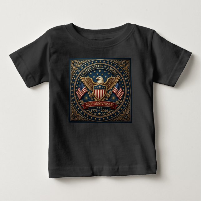 Camiseta 250º da América Versão 3 (Frente)