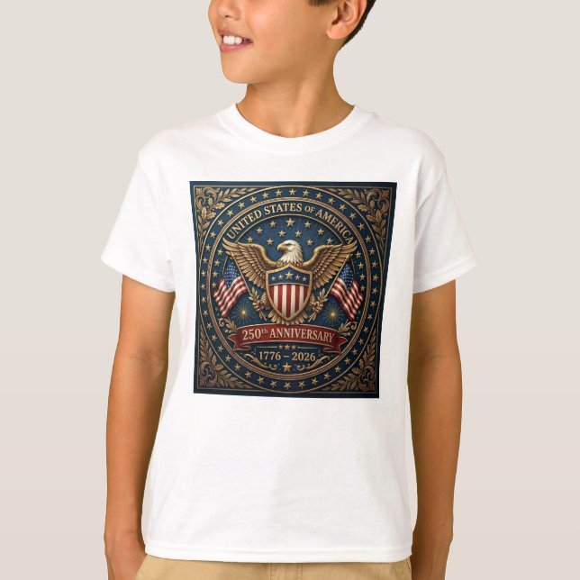 Camiseta 250º da América Versão 3 (Frente)