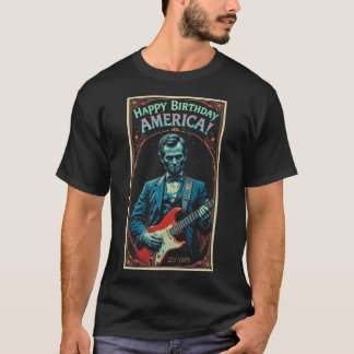 Camiseta 250º Dia da Independência dos EUA em 4 de julho
