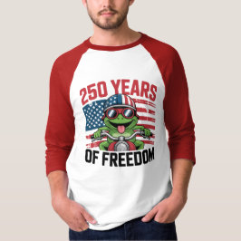 Camiseta 250º Independência Americana 1776–2026 Patriótico