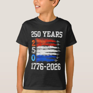 Camiseta 250 Anos 1776 2026 250º Vintage 4 de Julho América