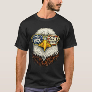 Camiseta 250 Anos 1776-2026 Ld Eagle Sungles 250 Aniversári