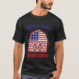 Camiseta 250 Anos 4 de Julho América Agricultura Bandeira E