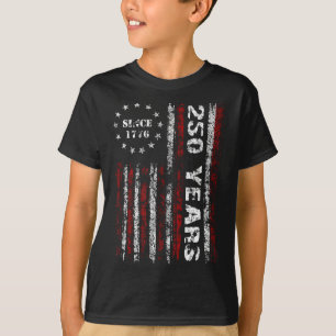 Camiseta 250 anos americano 1776 2026 250º aniversário EUA