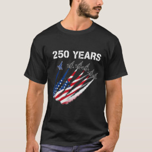 Camiseta 250 anos americano 1776 2026 250º aniversário EUA