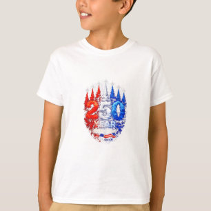 Camiseta 250 Anos Americano 1776 2026 250º EUA Patriótico 4