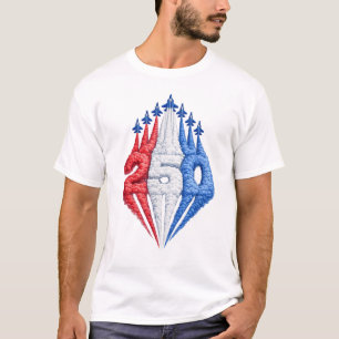 Camiseta 250 Anos Americano 1776 2026 250º EUA Patriótico 4