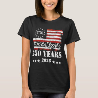 Camiseta 250 Anos Aniversário da América 250º Independência