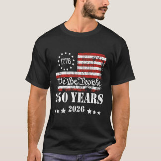 Camiseta 250 Anos Aniversário da América 250º Independência
