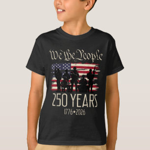 Camiseta 250 Anos Bandeira 250º Aniversário Americano Anive