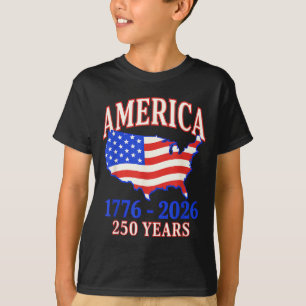 Camiseta 250 anos da américa aniversário 250º independência