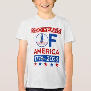 Camiseta 250 Anos Da Revolução Americana Semiquincenteni