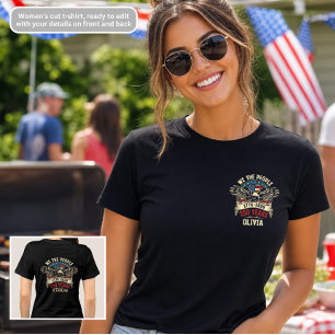 Camiseta 250 Anos de Aniversário da América Nós as Mulheres