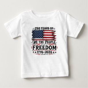Camiseta 250 Anos de Design de Liberdade Nós, o Povo
